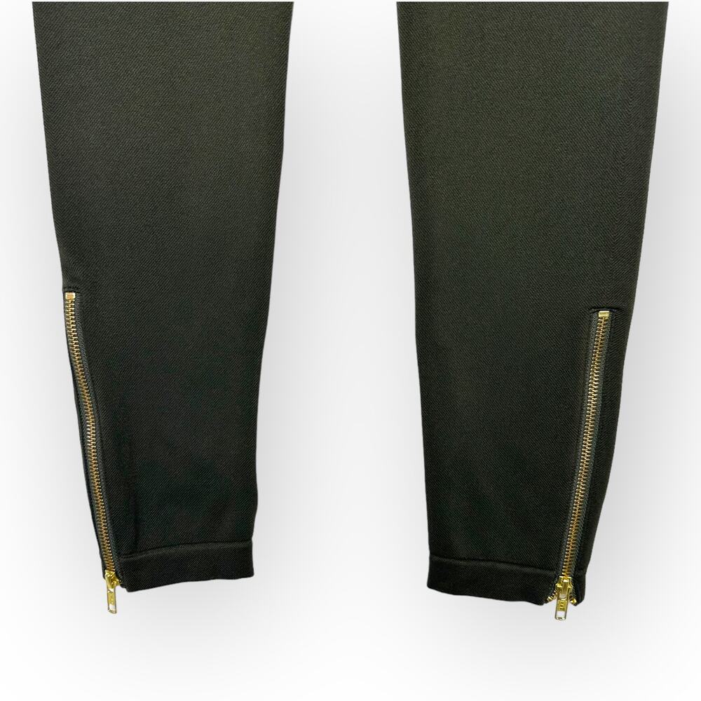 Spanx Women's Look At Me Now Seamless Side Zip Leggings M Olive Green Zip Leg - Picture 3 of 8